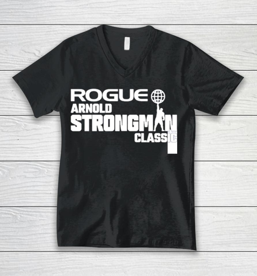 Rogue Arnold Strongman Classic Unisex V-Neck T-Shirt