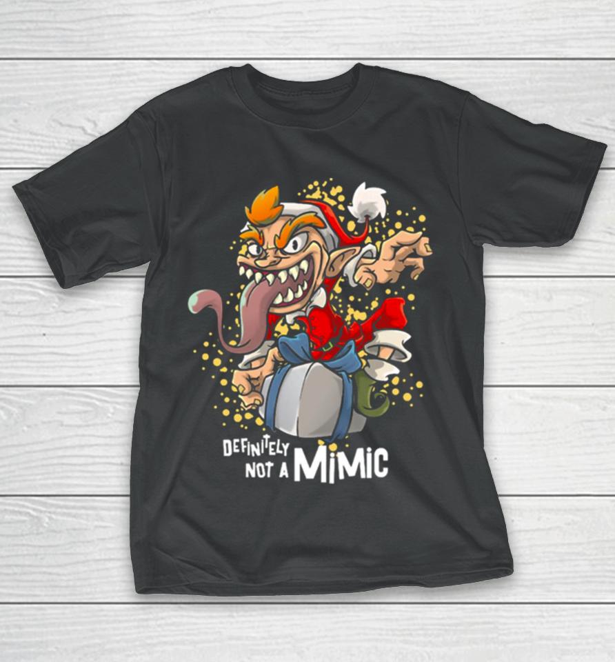 Roleplaying Mimic Rpg Joke Christmas T-Shirt