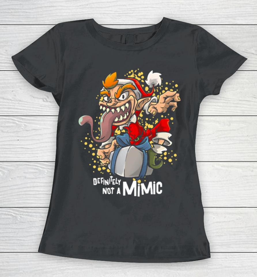 Roleplaying Mimic Rpg Joke Christmas Women T-Shirt