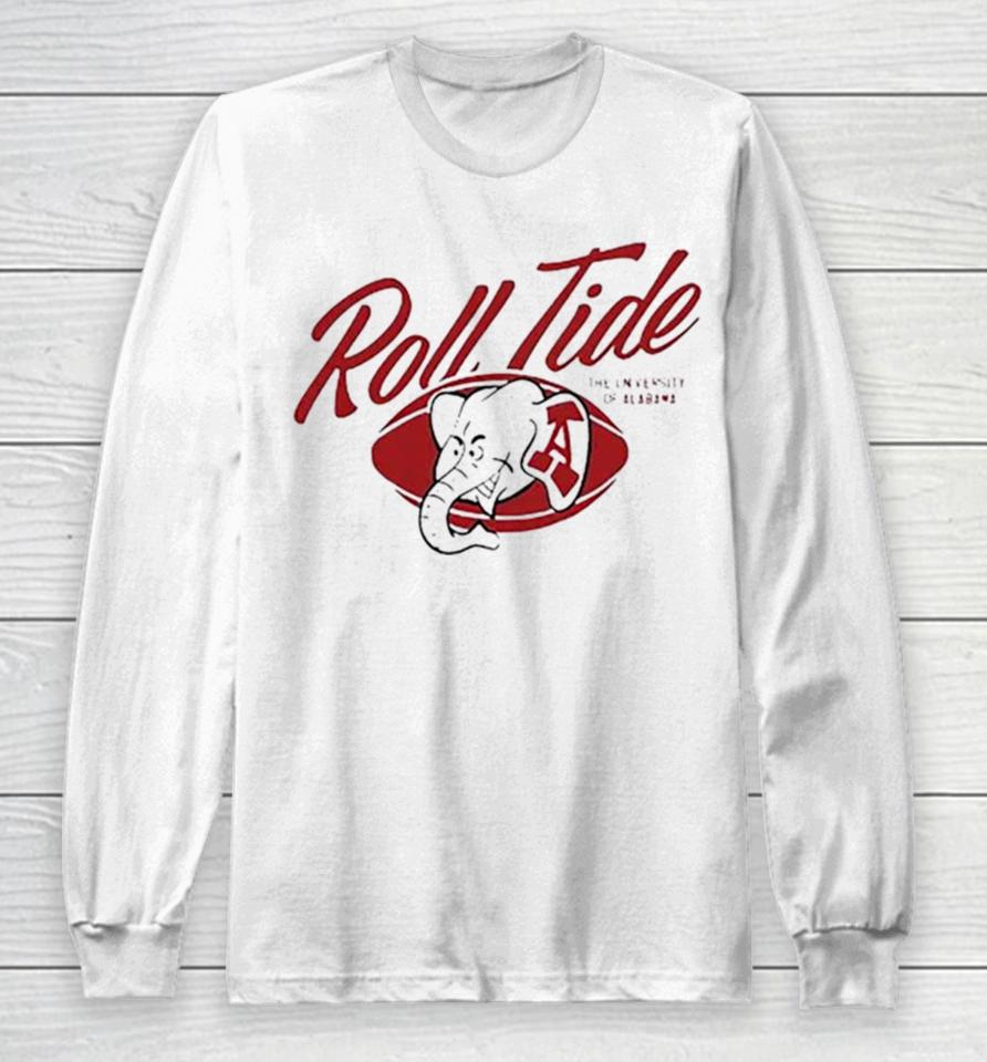Roll Tide The University Of Alabama Crimson Tide Mascot Long Sleeve T-Shirt
