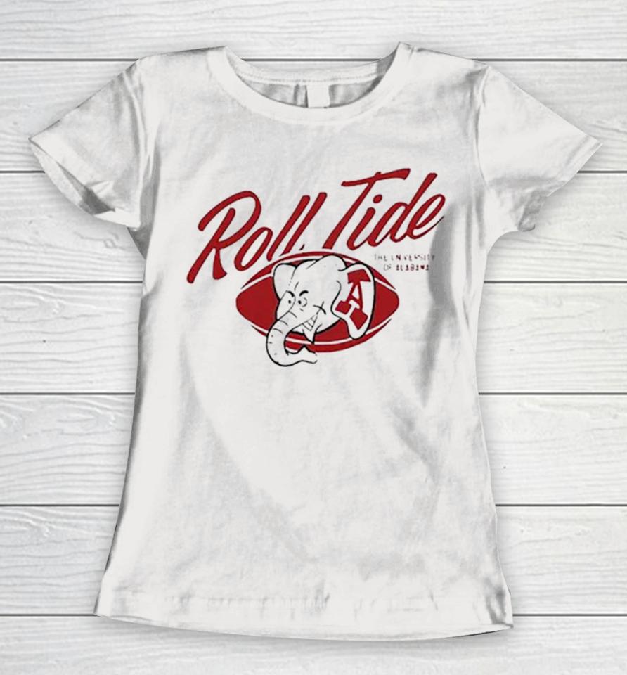 Roll Tide The University Of Alabama Crimson Tide Mascot Women T-Shirt