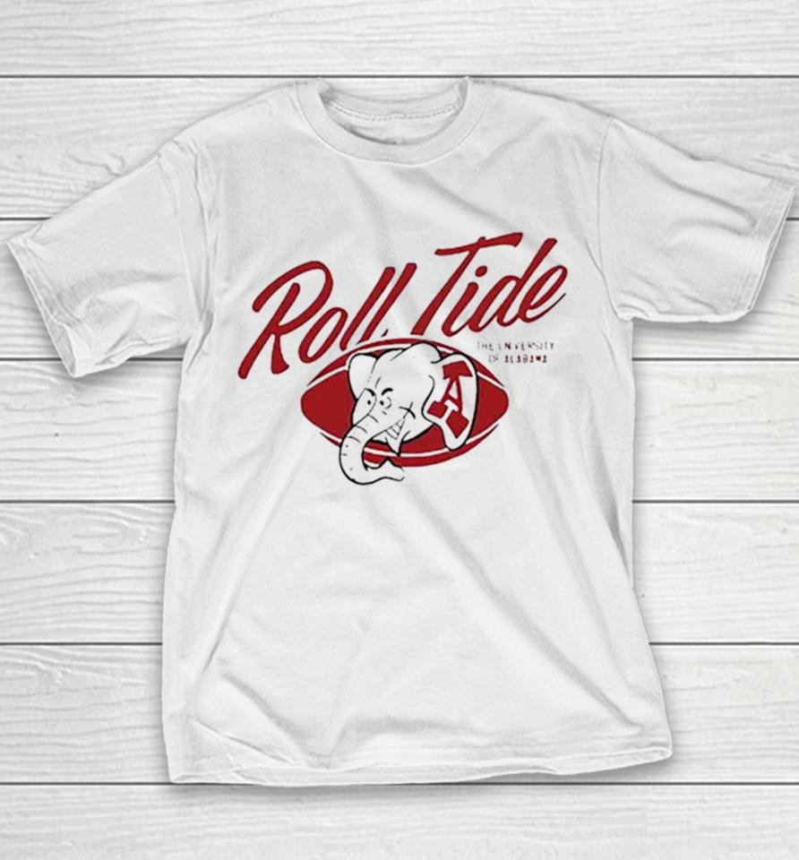 Roll Tide The University Of Alabama Crimson Tide Mascot Youth T-Shirt
