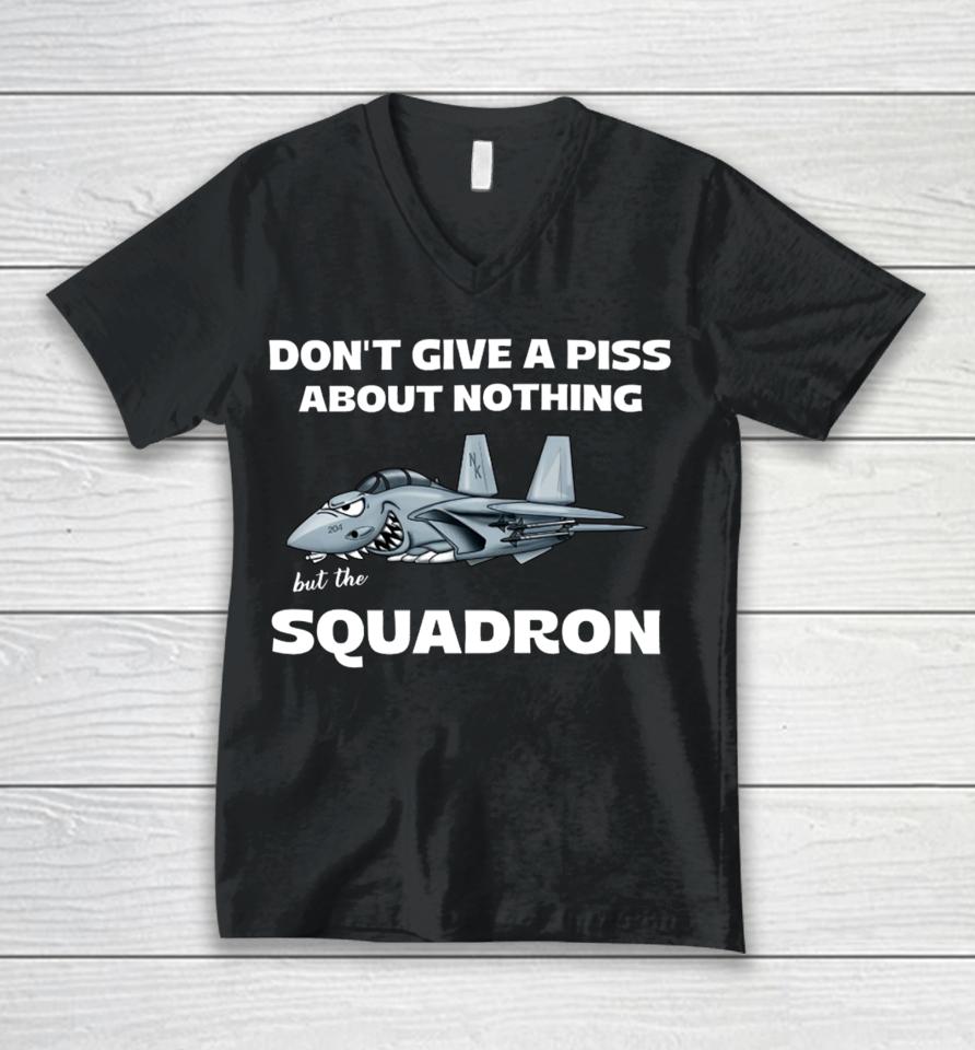Roll Tide Willie Wearing Don’t Give A Piss About Nothing But The Squadron Unisex V-Neck T-Shirt