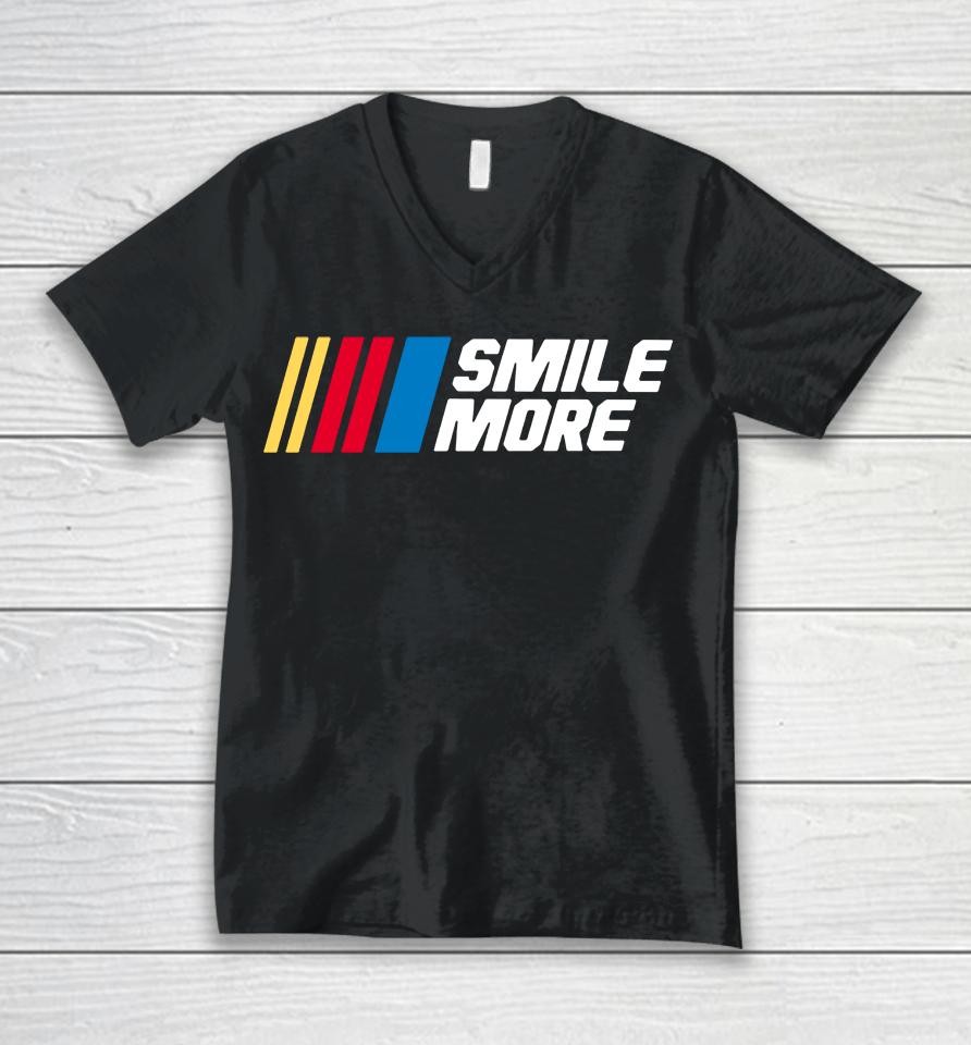 Roman Atwood Smile More Racing Unisex V-Neck T-Shirt