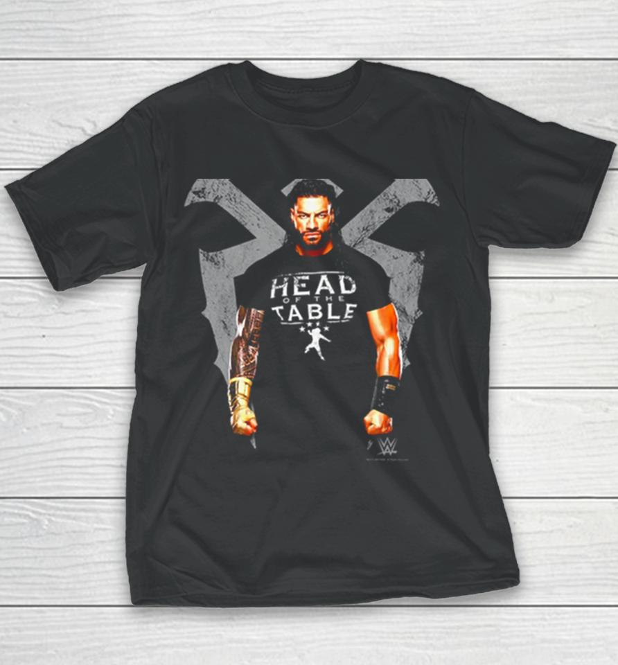 Roman Reigns Mad Engine Head Of The Table Youth T-Shirt