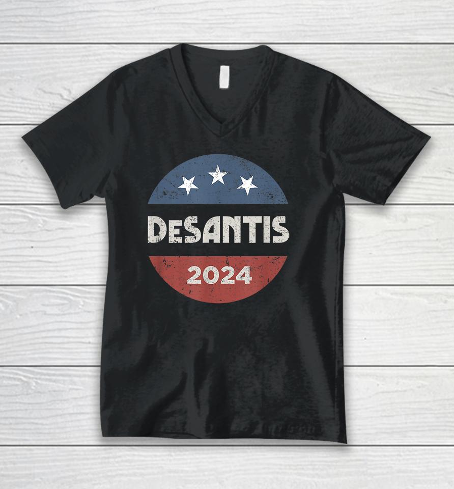 Ron Desantis For President 2024 Unisex V-Neck T-Shirt