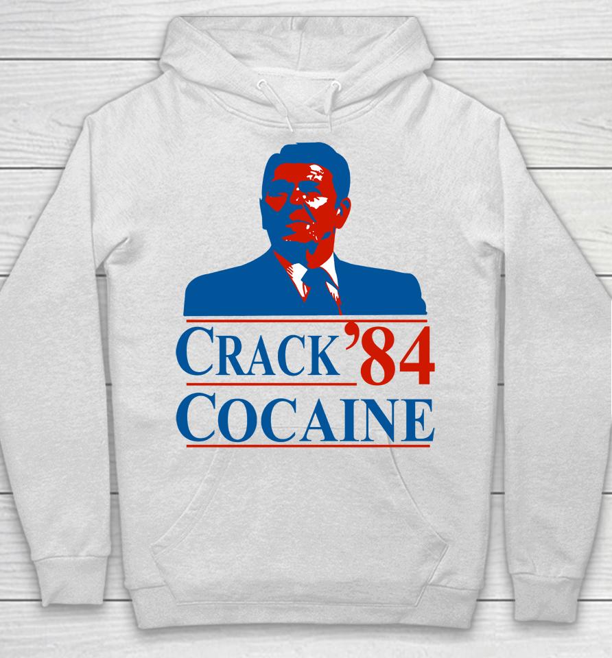 Ronald Reagan Crack 84 Cocaine Hoodie