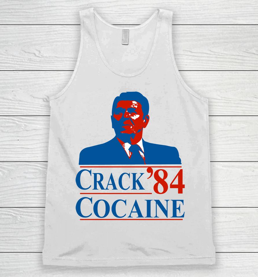 Ronald Reagan Crack 84 Cocaine Unisex Tank Top