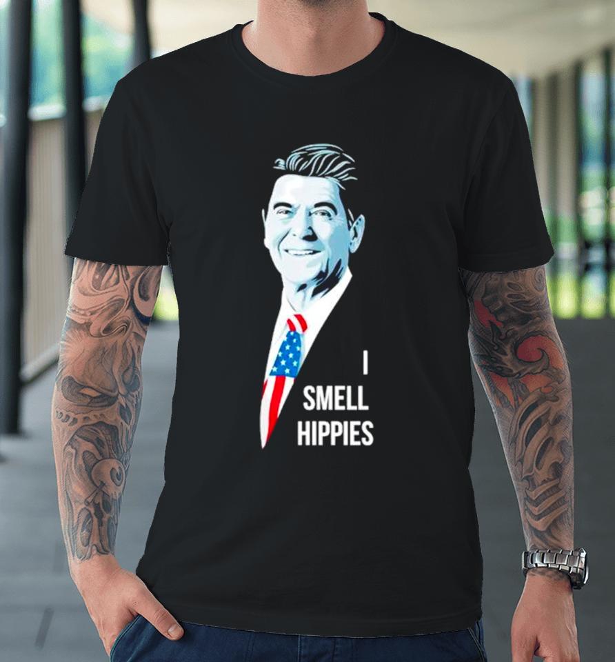 Ronald Reagan I Smell Hippies Premium T-Shirt