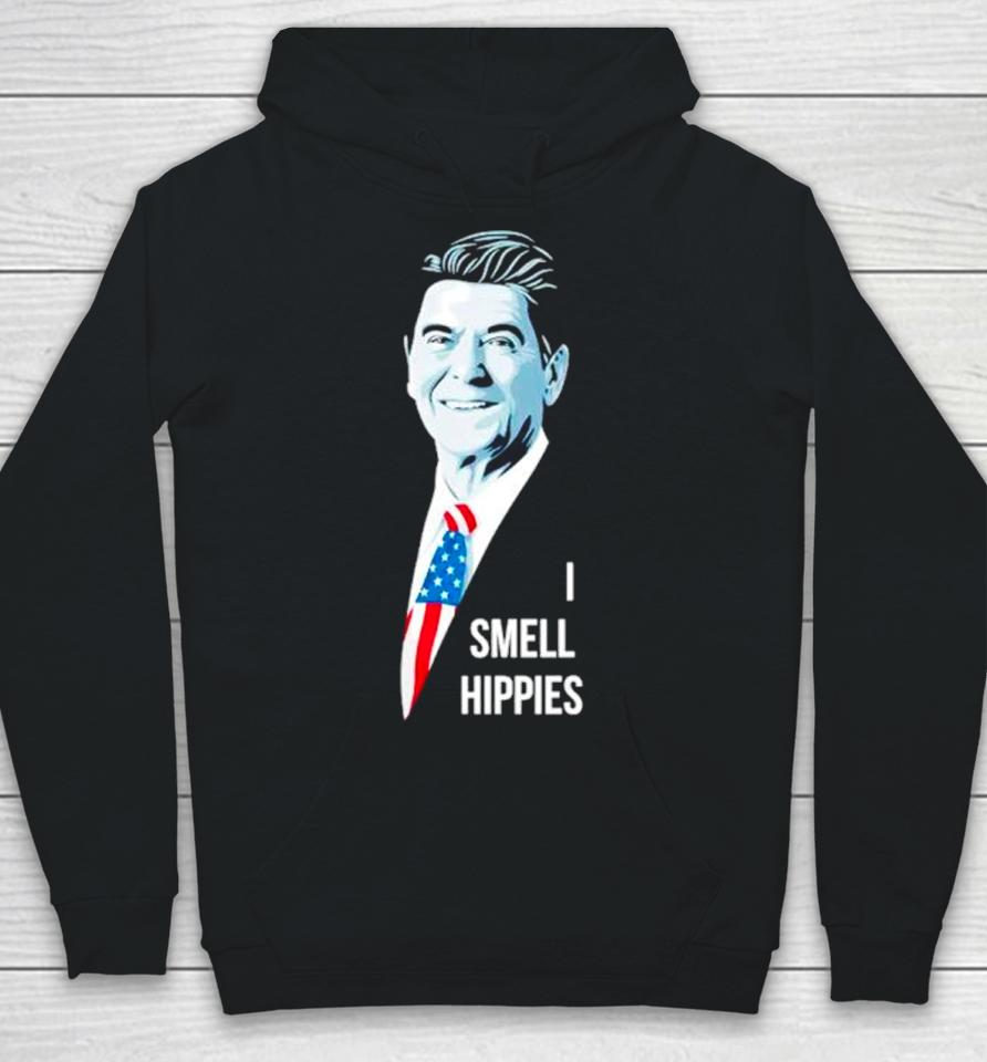 Ronald Reagan I Smell Hippies Hoodie