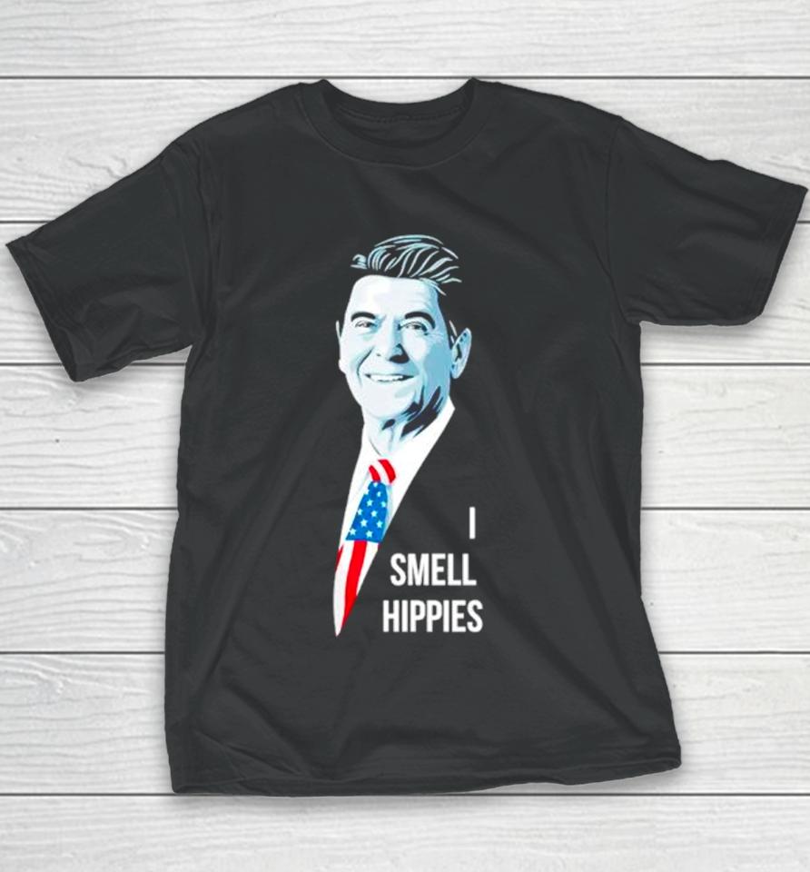 Ronald Reagan I Smell Hippies Youth T-Shirt