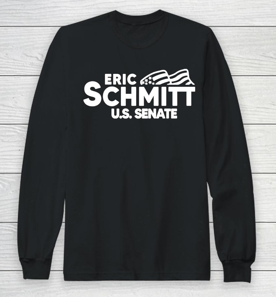 Ronald Reagan Wears Eric Schmitt Us Senate Long Sleeve T-Shirt