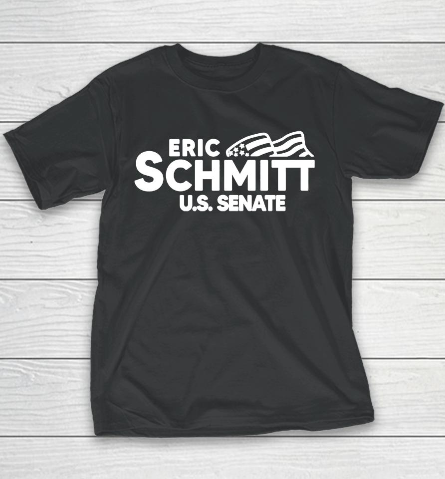 Ronald Reagan Wears Eric Schmitt Us Senate Youth T-Shirt