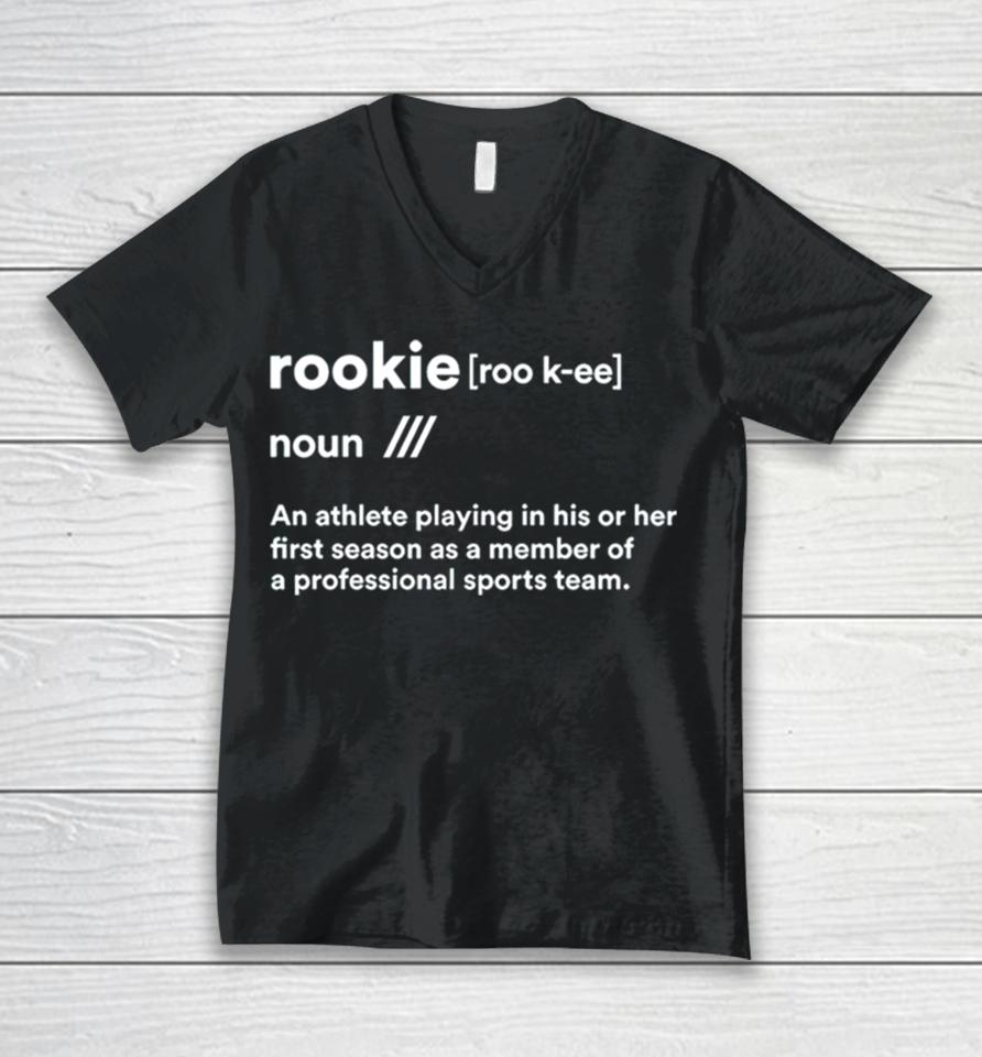 Rookie Definition Unisex V-Neck T-Shirt