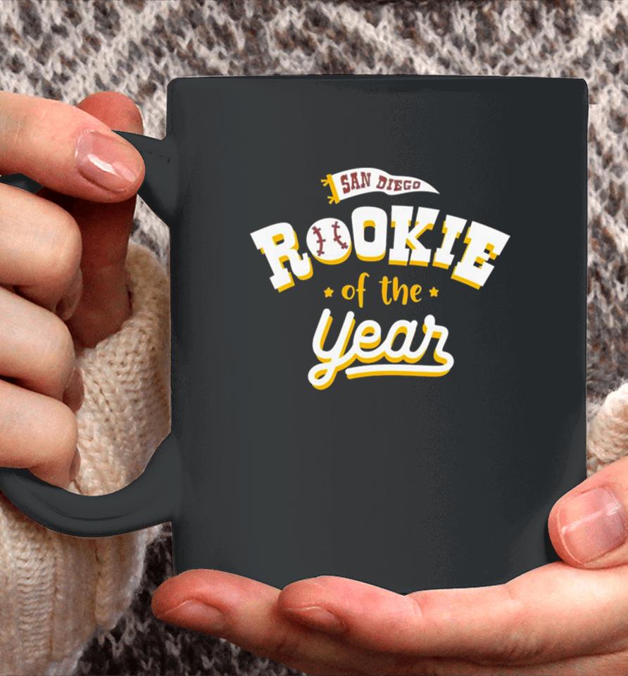 Rookie Of The Year San Diego Padres Baseball Coffee Mug