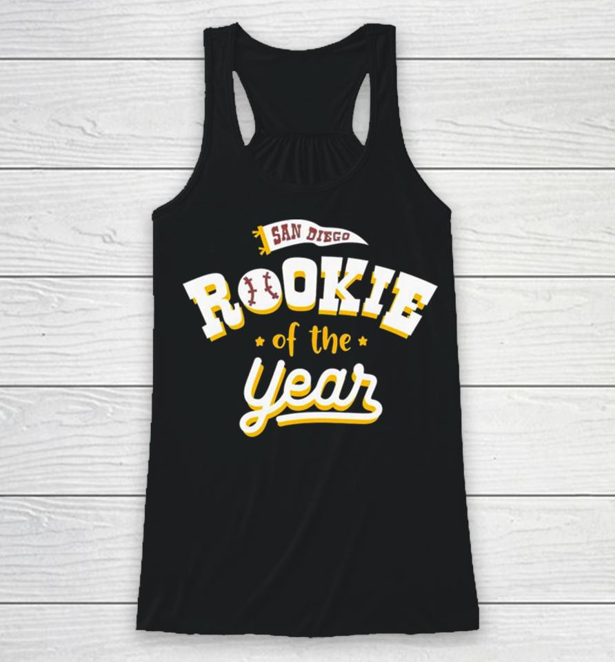 Rookie Of The Year San Diego Padres Baseball Racerback Tank
