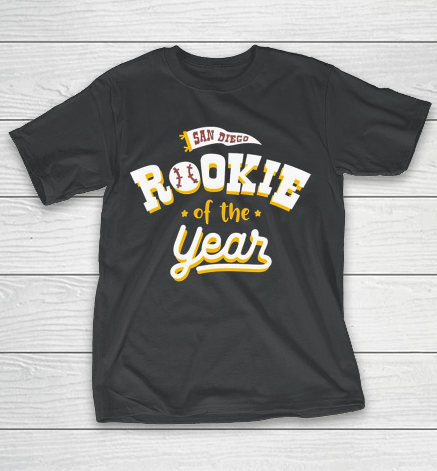 Rookie Of The Year San Diego Padres Baseball T-Shirt
