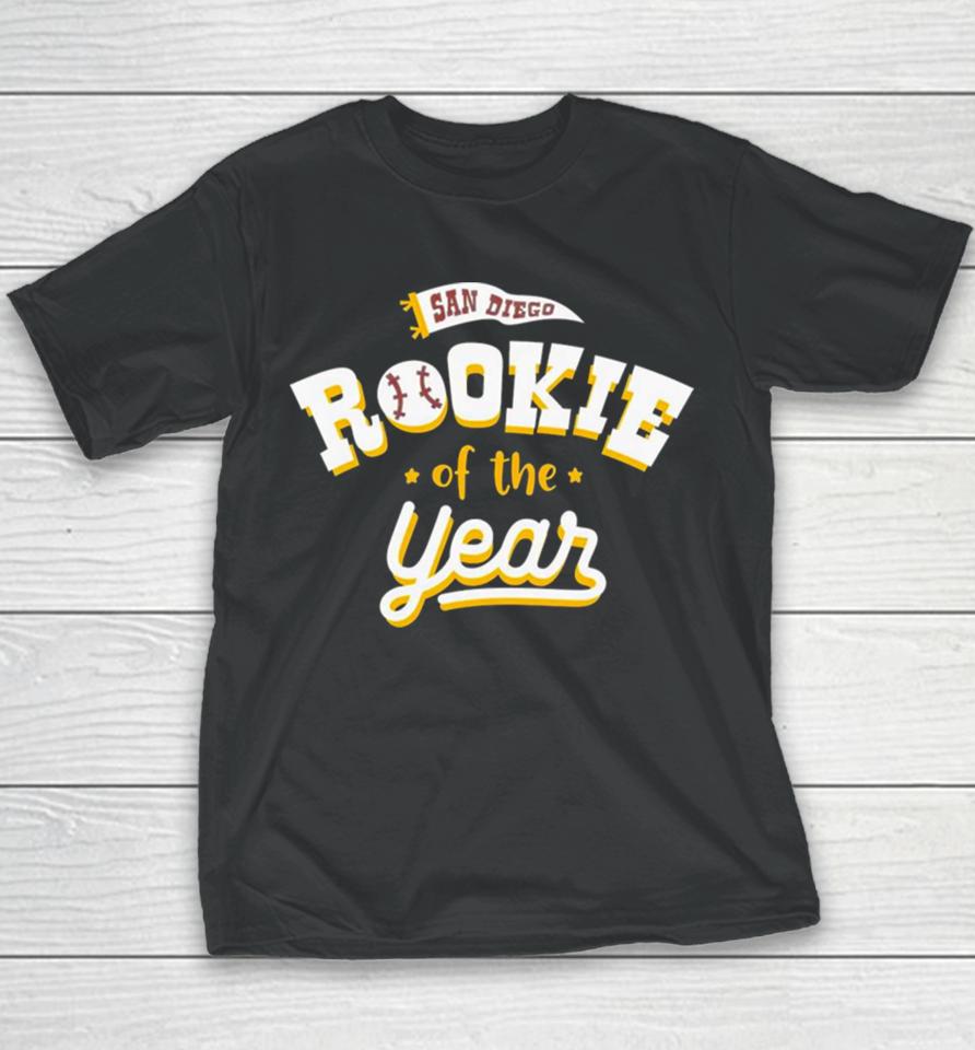 Rookie Of The Year San Diego Padres Baseball Youth T-Shirt
