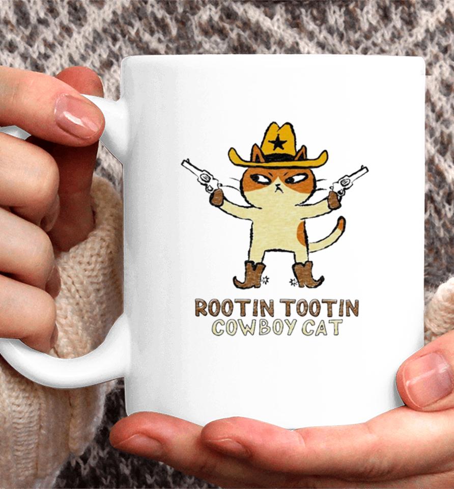 Rootin Tootin Cowboy Cat Coffee Mug