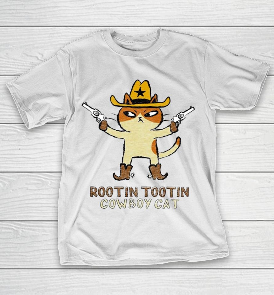 Rootin Tootin Cowboy Cat T-Shirt