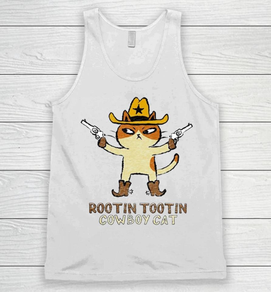 Rootin Tootin Cowboy Cat Unisex Tank Top