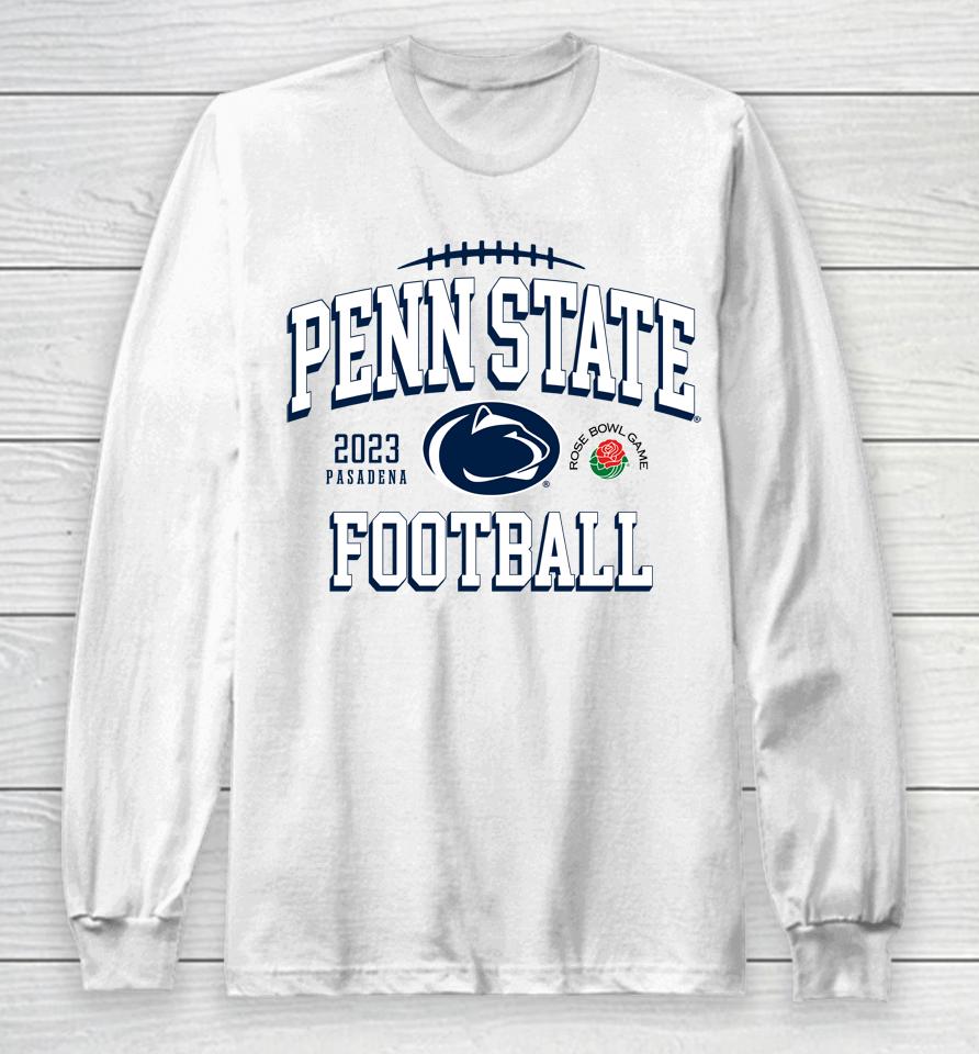 Rose Bowl 2023 Penn State Bowl Bash White Long Sleeve T-Shirt
