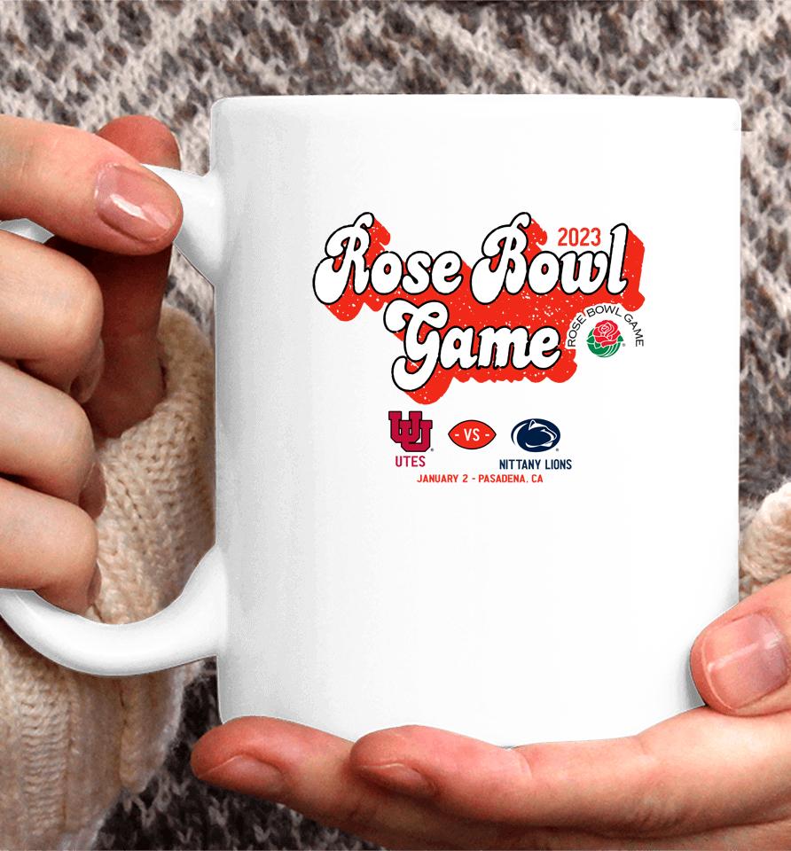Rose Bowl Game Utah Vs Penn State 2023 Coffee Mug