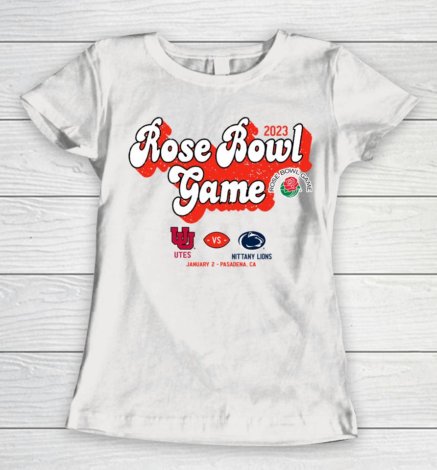 Rose Bowl Game Utah Vs Penn State 2023 Women T-Shirt