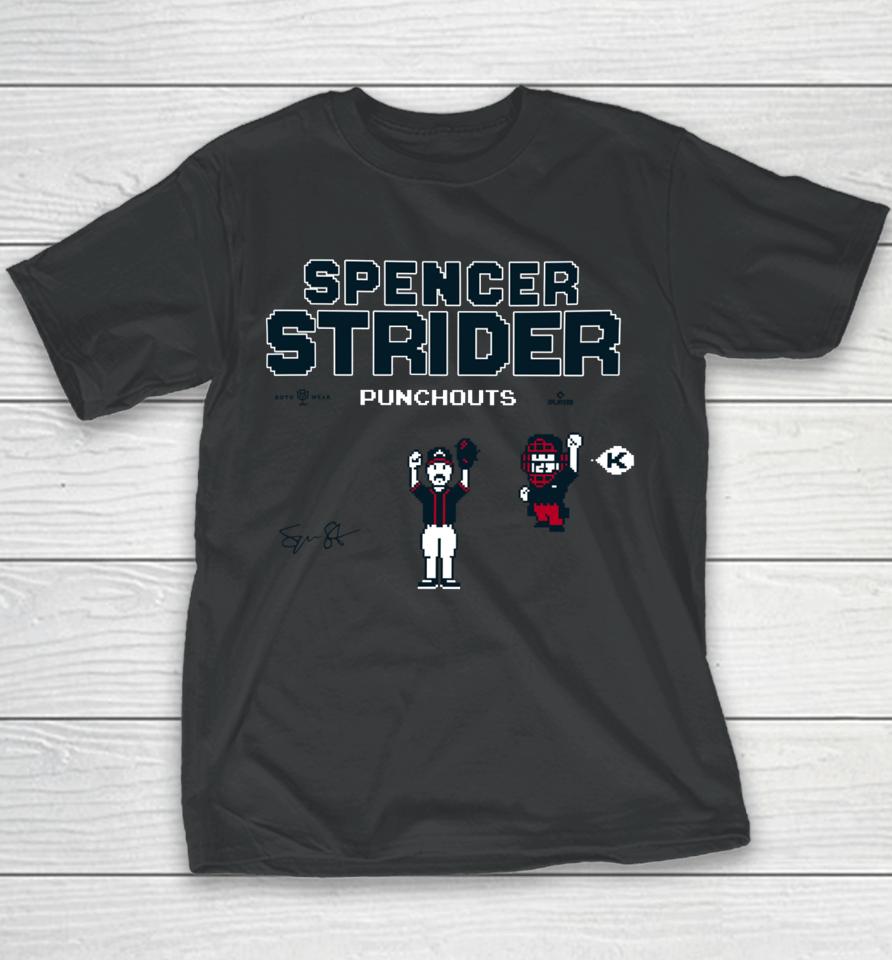 Rotowear Merch Shop Spencer Strider Punchouts Youth T-Shirt