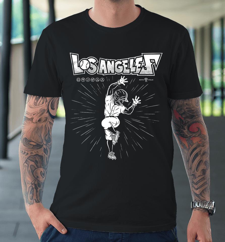 Rotowear Shohei Ohtani Los Angeles Hip Lock Premium T-Shirt