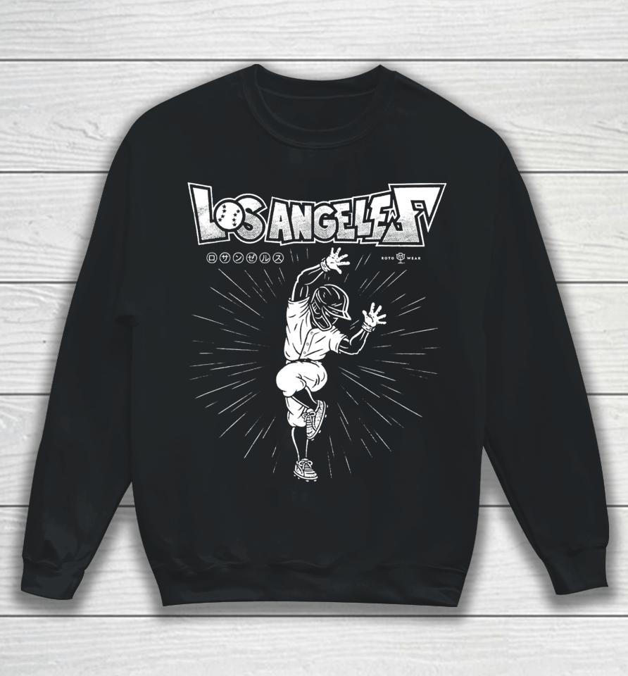 Rotowear Shohei Ohtani Los Angeles Hip Lock Sweatshirt