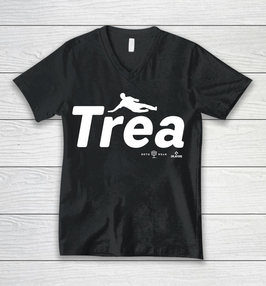 Rotowear Trea Turner Philadelphia Phillies Unisex V-Neck T-Shirt