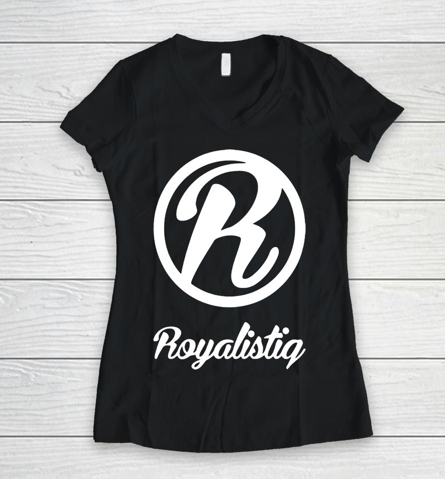 Royalistiq Women V-Neck T-Shirt