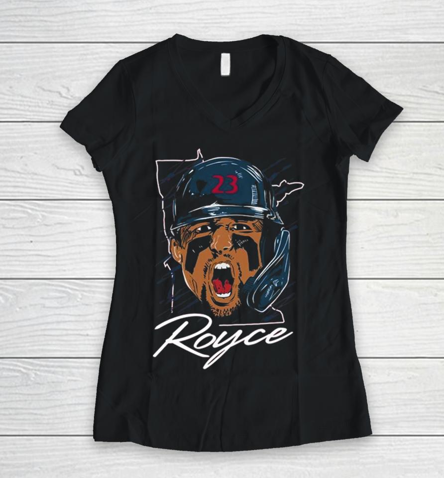 Royce Lewis #23 Mlbpa Women V-Neck T-Shirt