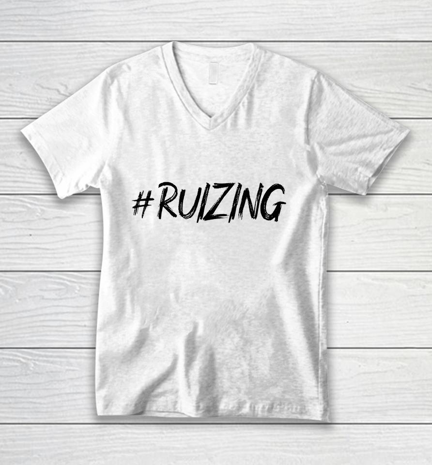 #Ruizing Unisex V-Neck T-Shirt
