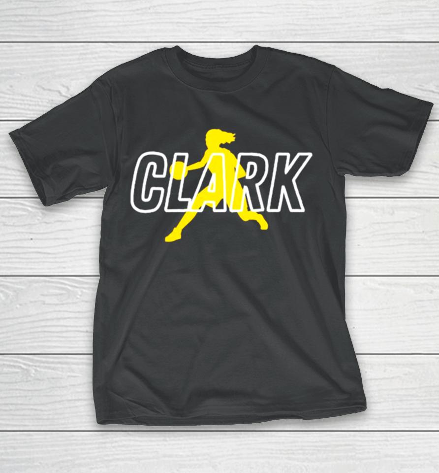 Run Clark Play Basketball Ncaa Iowa Hawkeyes T-Shirt