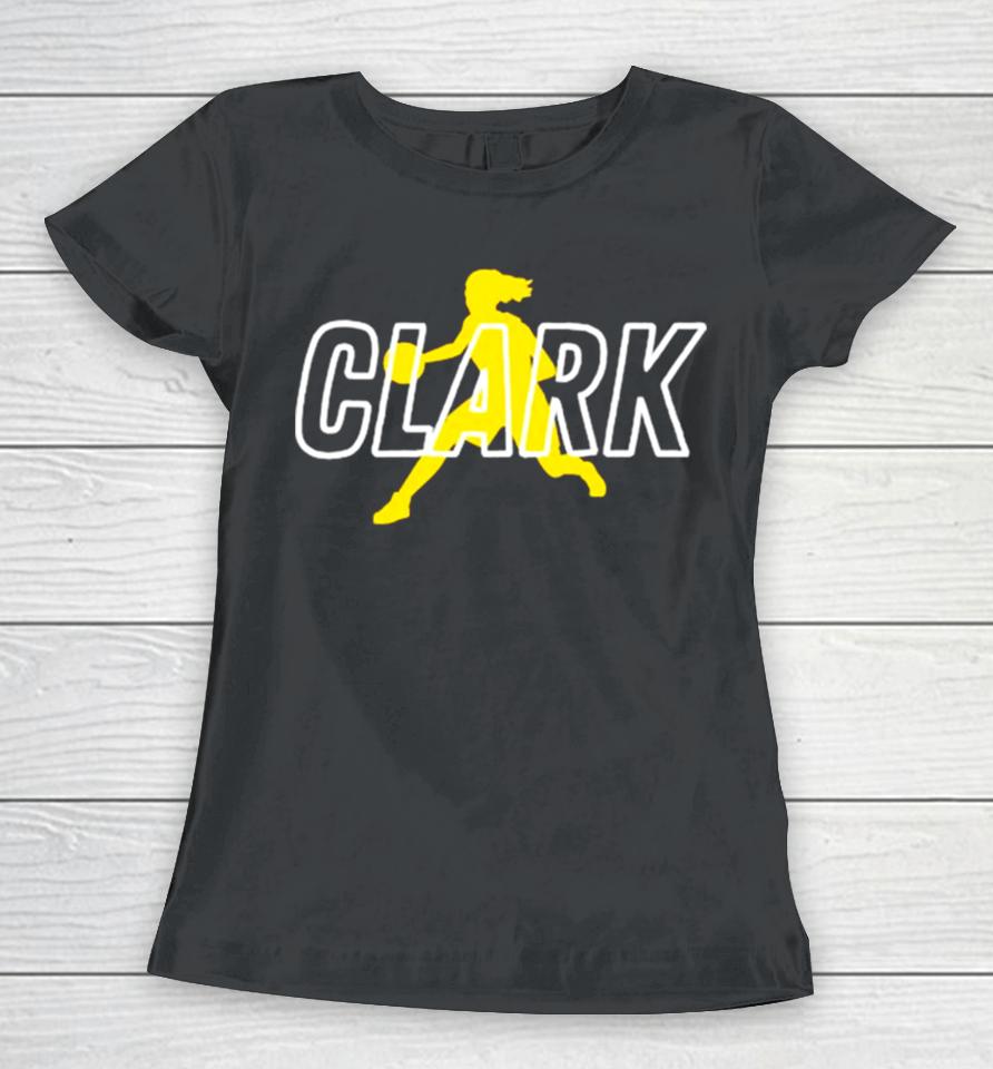 Run Clark Play Basketball Ncaa Iowa Hawkeyes Women T-Shirt