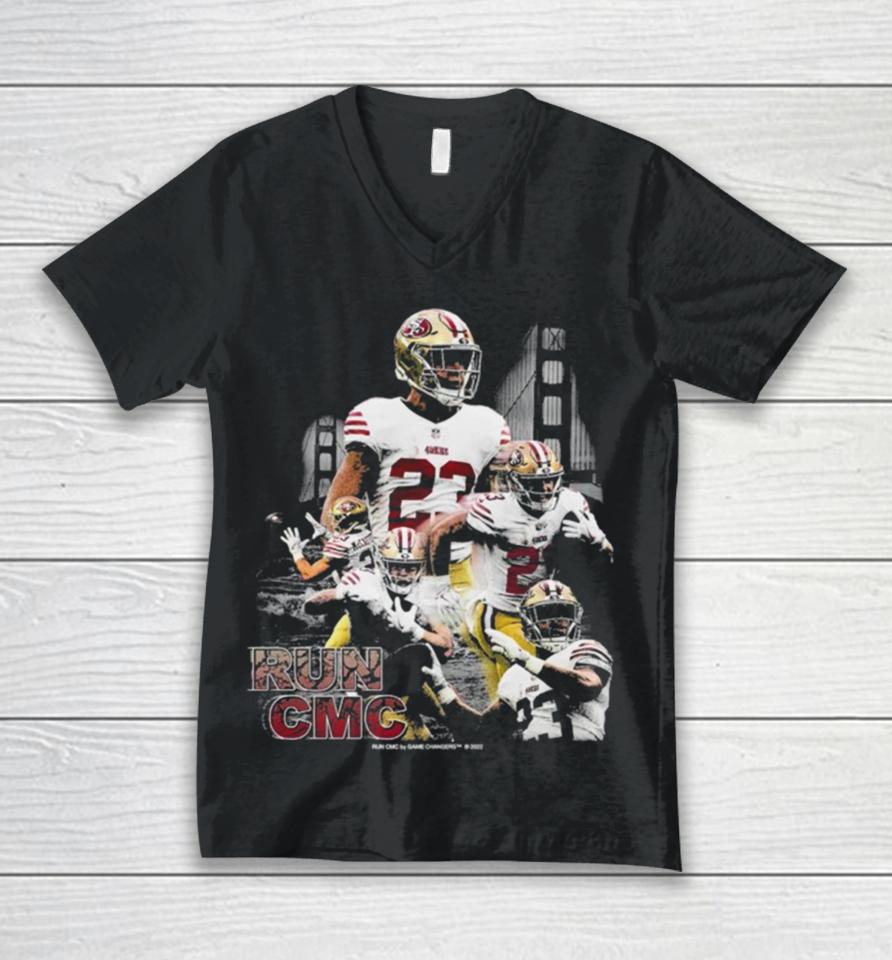 Run Cmc San Francisco 49Ers Football Vintage 2023 Unisex V-Neck T-Shirt