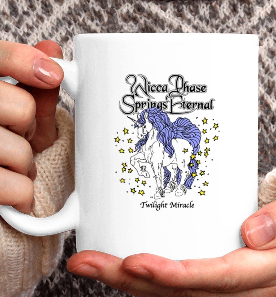 Run For Cover Records Merch Store Wicca Phase Springs Eternal Twilight Miracle Unicorn Coffee Mug