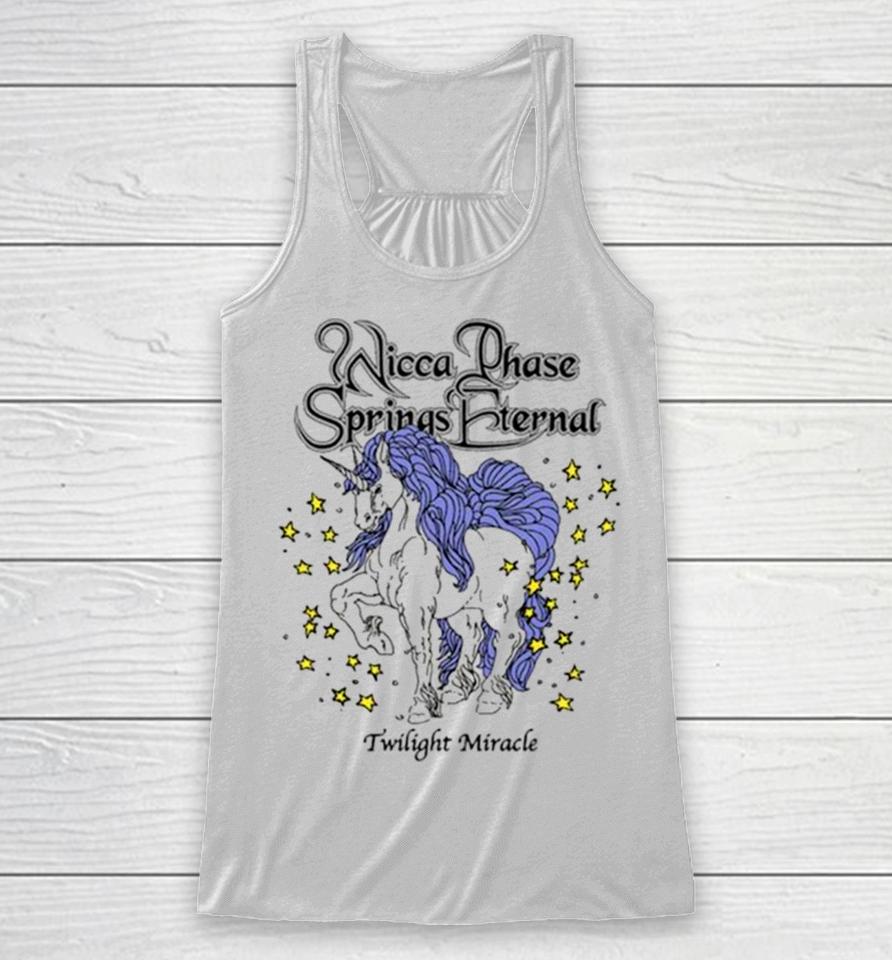 Run For Cover Records Merch Store Wicca Phase Springs Eternal Twilight Miracle Unicorn Racerback Tank