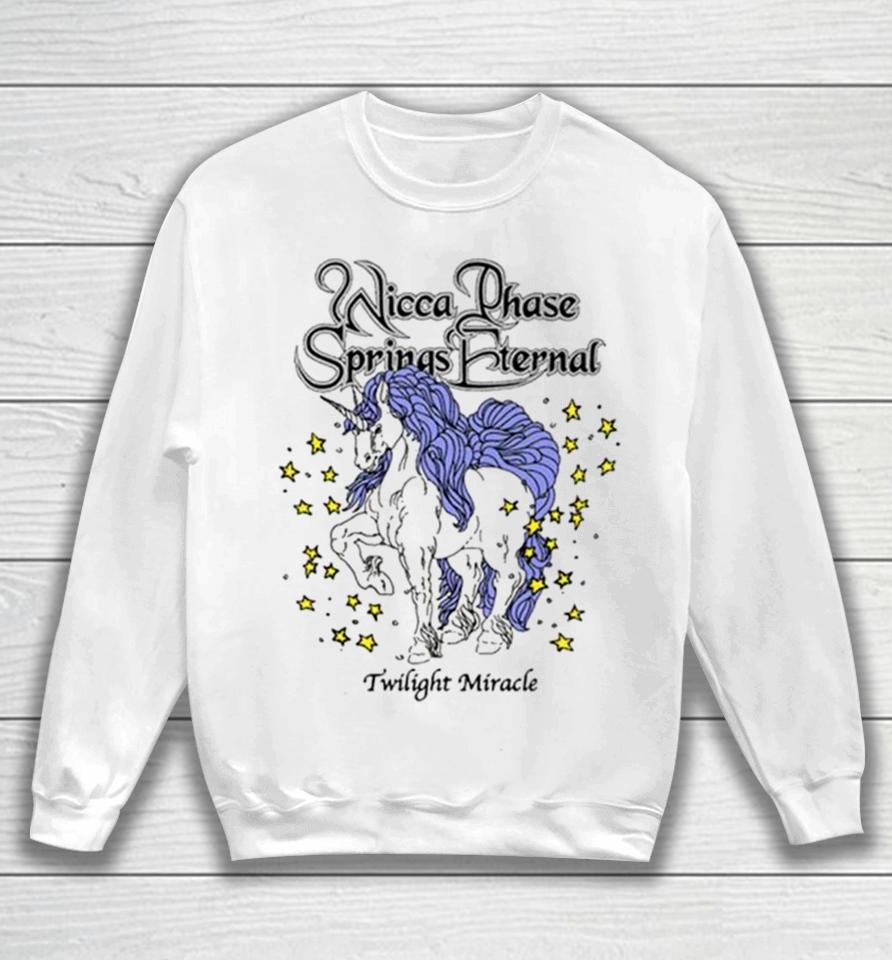 Run For Cover Records Merch Store Wicca Phase Springs Eternal Twilight Miracle Unicorn Sweatshirt