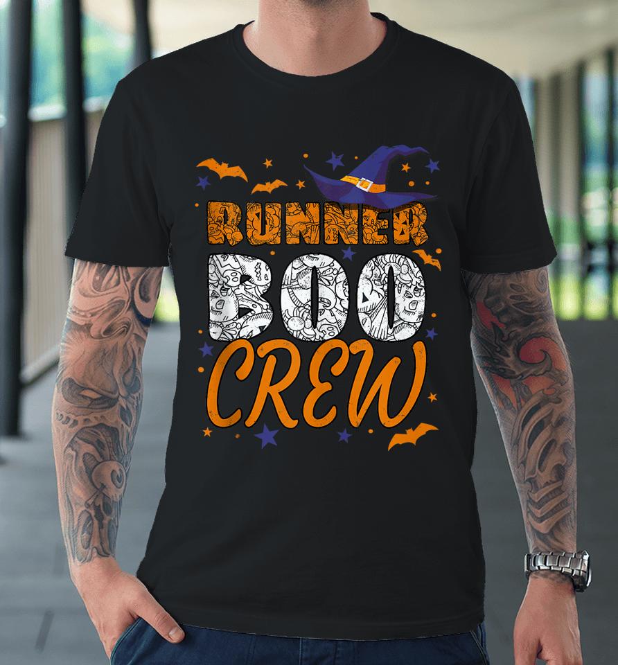 Runner Boo Crew Halloween Running Matching Premium T-Shirt