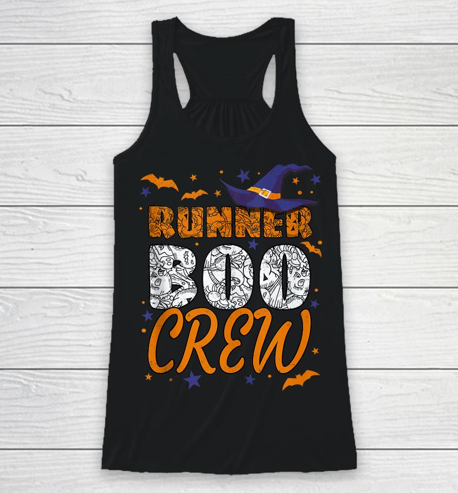 Runner Boo Crew Halloween Running Matching Racerback Tank
