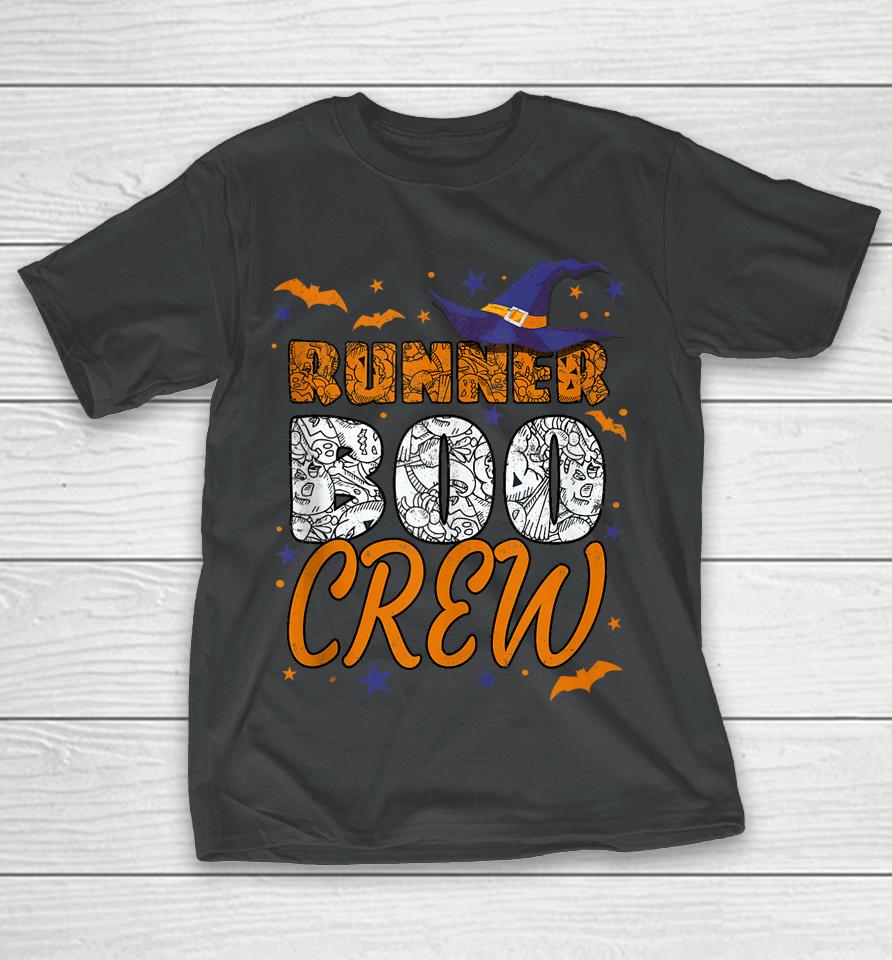 Runner Boo Crew Halloween Running Matching T-Shirt