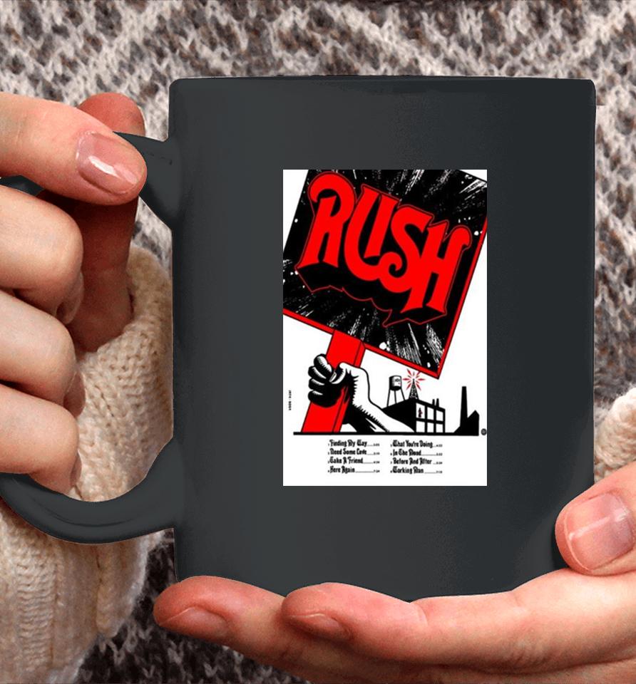 Rush 50Th Anniversary 1974 2024 Coffee Mug
