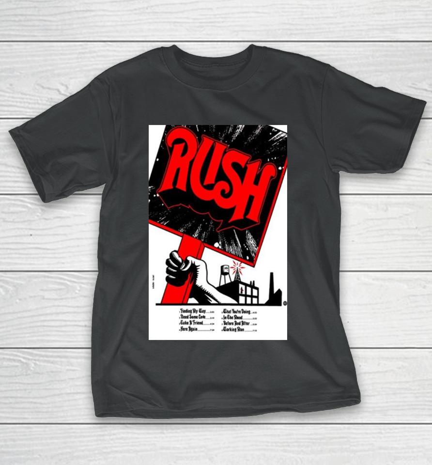 Rush 50Th Anniversary 1974 2024 T-Shirt