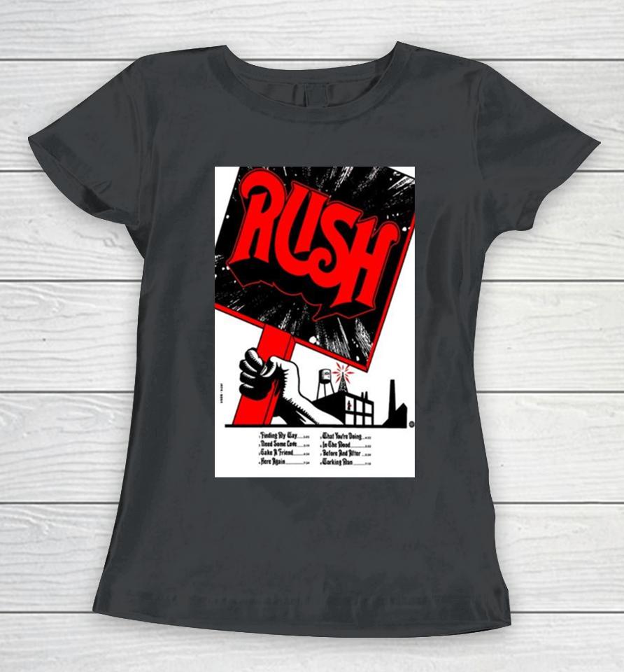 Rush 50Th Anniversary 1974 2024 Women T-Shirt