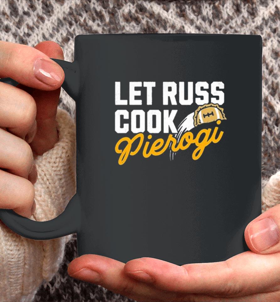 Russell Wilson Let Russ Cook Pierogi Coffee Mug