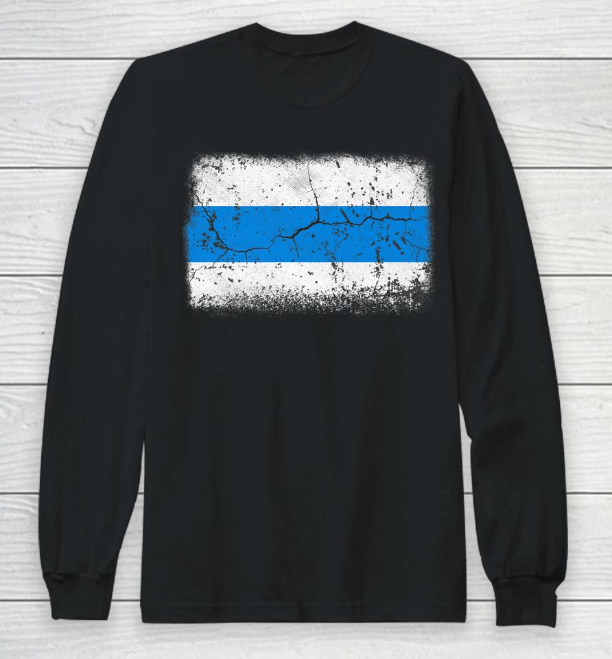 Russian Opposition Legion Vintage Flag - Freedom Of Russia Long Sleeve T-Shirt