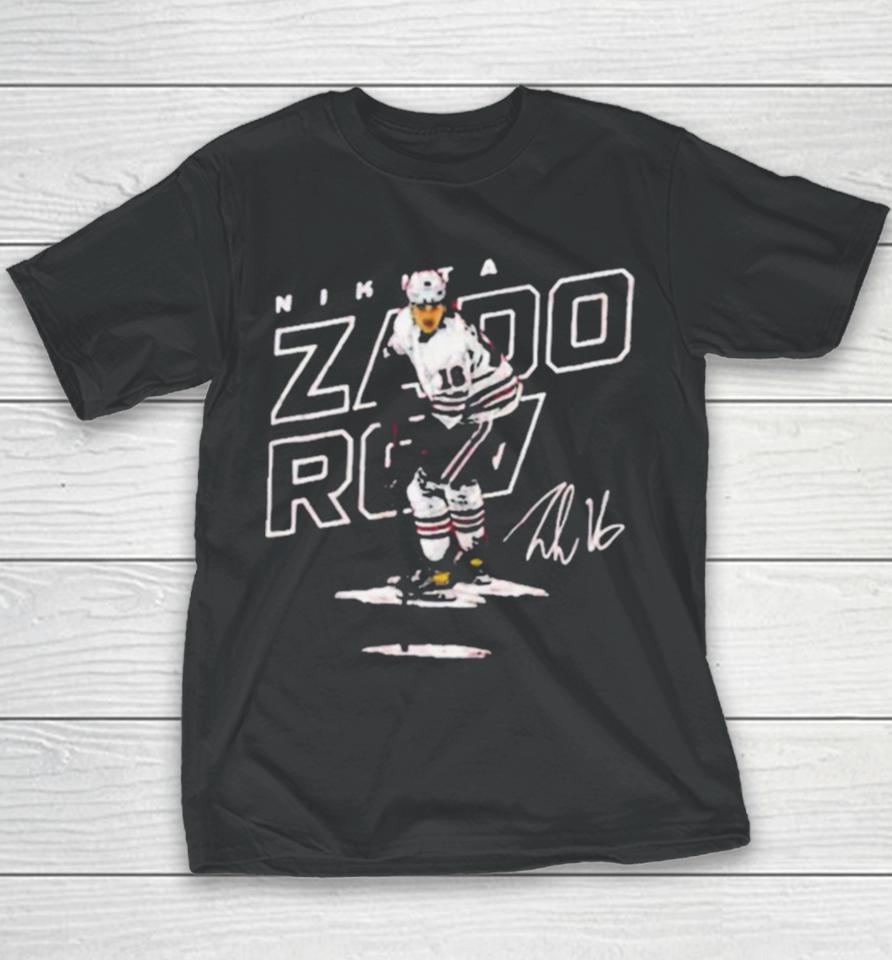 Russian Professional Ice Hockey Defenceman For The Vancouver Canucks Signature Nikita Zadorov Youth T-Shirt